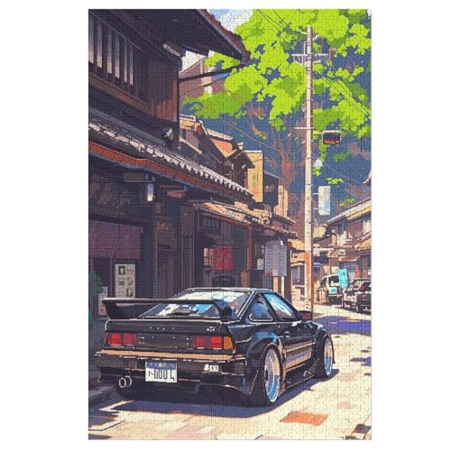 Sportwagen 1000 Teile Premium-Puzzles Für Erwachsene Kinder- Holzpuzzles Spaß Und Lernspiele - Perfekte Puzzle-Geschenke （78×53cm） von AASWSWW