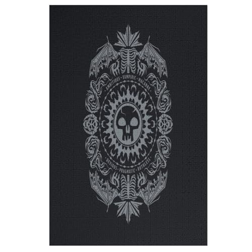 Wikinger Myth Puzzle 1000 Teile, Holzpuzzle Herausforderndes Geschicklichkeitsspiel Für Die Ganze Familie, Kinder Erwachsenenpuzzle Ab 12 Jahren （78×53cm） von AASWSWW