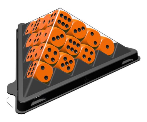 ABACUSSPIELE 03113 - Spiel mini - Würfelpyramide in orange, Würfelspiel von ABACUSSPIELE