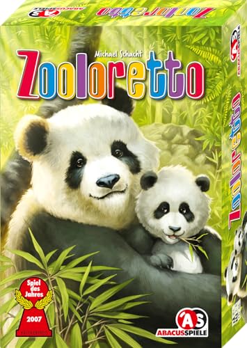 ABACUSSPIELE Zooloretto Neuauflage Spiel des Jahres 2007", Blau, Grün, Braun, Beige von ABACUSSPIELE