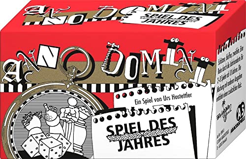 ABACUSSPIELE 09041 - Anno Domini - Spiel des Jahres, Quizspiel, Schätzspiel, Kartenspiel von ABACUSSPIELE