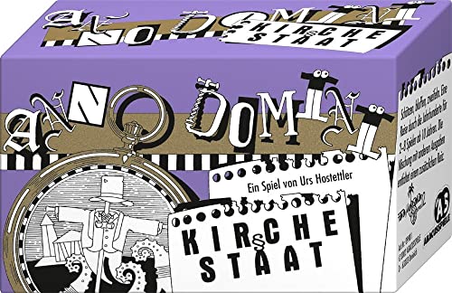 ABACUSSPIELE 09981 - Anno Domini - Kirche und Staat, Kartenspiel - schätzen - bluffen - zweifeln ABACUSSPIELE 09981 - Anno Domini - Kirche und Staat, Kartenspiel - schätzen - bluffen - zweifeln von ABACUSSPIELE