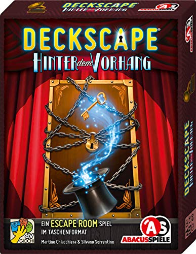 ABACUSSPIELE 38191 - Deckscape – Hinter dem Vorhang, Escape Room Spiel, Kartenspiel von ABACUSSPIELE