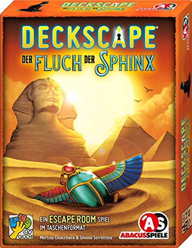 ABACUSSPIELE 38193 - Deckscape – Der Fluch Der Sphinx, Escape Room Spiel, Kartenspiel von ABACUSSPIELE