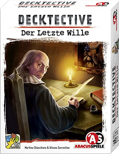 ABACUSSPIELE 38214 Decktective - Der Letzte Wille Krimispiel, Kartenspiel von ABACUSSPIELE