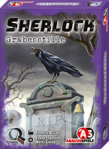 ABACUSSPIELE 48201 - Sherlock - Grabesstille, Krimi Kartenspiel, Silver von ABACUSSPIELE
