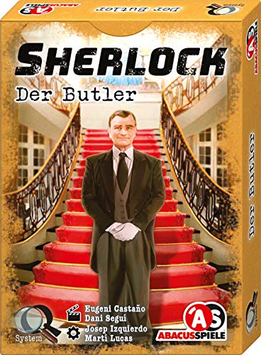 ABACUSSPIELE 48202 - Sherlock - Der Butler, Krimi Kartenspiel von ABACUSSPIELE