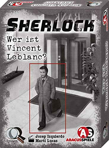 ABACUSSPIELE 48203 - Sherlock - Wer ist Vincent Leblanc?, Krimi Kartenspiel von ABACUSSPIELE