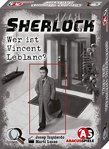ABACUSSPIELE 48203 - Sherlock - Wer ist Vincent Leblanc?, Krimi Kartenspiel ABACUSSPIELE 48203 - Sherlock - Wer ist Vincent Leblanc?, Krimi Kartenspiel von ABACUSSPIELE
