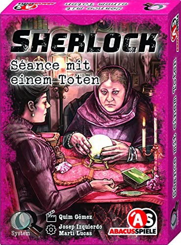 ABACUSSPIELE 48211 - Sherlock - Séance mit einem Toten, Krimi Kartenspiel von ABACUSSPIELE