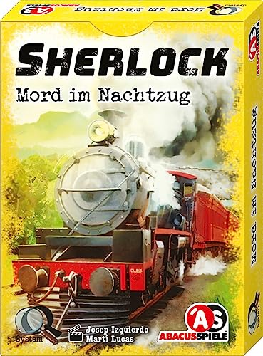 ABACUSSPIELE 48212 - Sherlock - Mord im Nachtzug, Krimi Kartenspiel von ABACUSSPIELE