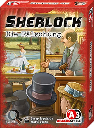 ABACUSSPIELE 48213 - Sherlock - Die Fälschung, Krimi Kartenspiel von ABACUSSPIELE
