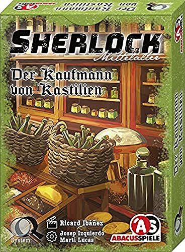ABACUSSPIELE 48216 - Sherlock Mittelalter - Der Kaufmann von Kastilien, Krimi Kartenspiel ABACUSSPIELE 48216 - Sherlock Mittelalter - Der Kaufmann von Kastilien, Krimi Kartenspiel von ABACUSSPIELE
