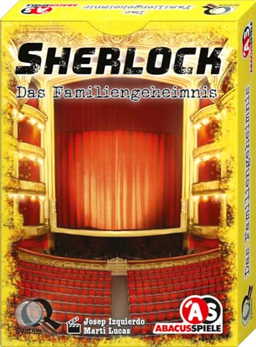 ABACUSSPIELE 48221 Sherlock-Das Familiengeheimnis, Krimi Kartenspiel von ABACUSSPIELE