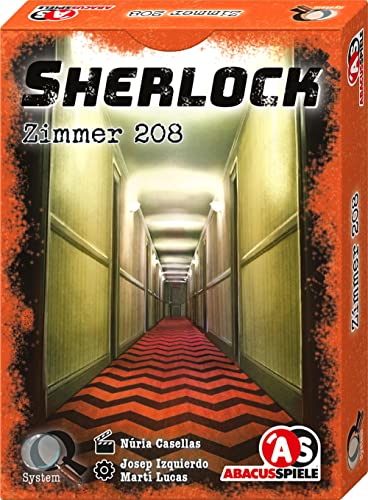 ABACUSSPIELE 48223 Sherlock Zimmer 208, Krimi Kartenspiel von ABACUSSPIELE