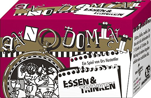 ABACUSSPIELE 09162 - Anno Domini - Essen & Trinken, Quizspiel, Schätzspiel, Kartenspiel, Yellow von ABACUSSPIELE