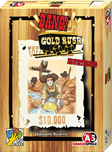 ABACUSSPIELE 08156 - Bang! Gold Rush, Erweiterung für das Western-Kultspiel „BANG!“ von ABACUSSPIELE