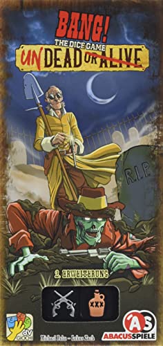 ABACUSSPIELE 36201 - BANG! The Dice Game - Undead or Alive (2. Erweiterung), Silver von ABACUSSPIELE