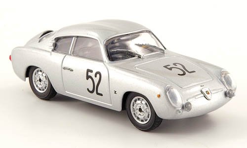 Abarth 750 Zagato, No.52, Mille Miglia, 1957, Modellauto, Fertigmodell, MCW-SC31 1:43 von ABARTH