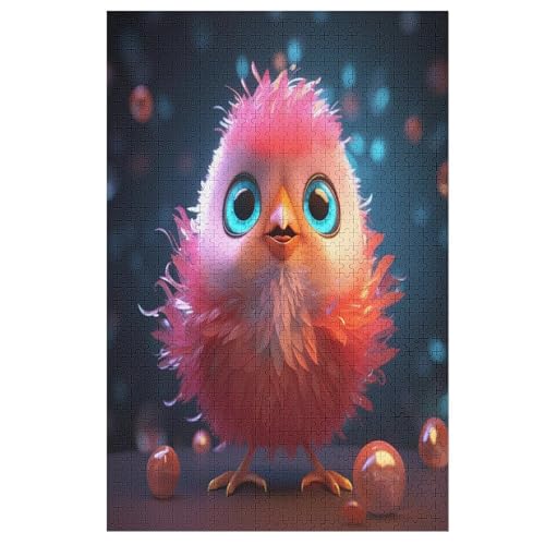 Animal Vogel Puzzles 1000 Teile Erwachsener Kniffel Spaß Für Die Ganze Familie, Holzpuzzle Kinder Erwachsene, Impossible Puzzle Schwer （78×53cm） von ABASWSA