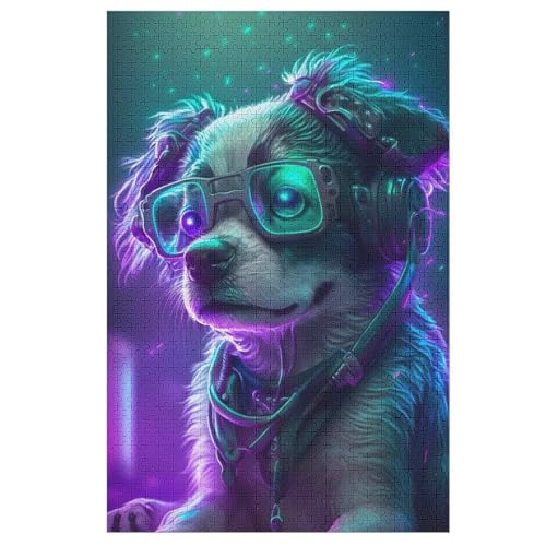 Cute Hund Holzpuzzle 1000 Teile Klassische Puzzles Erwachsene Kinder Puzzle DIY Kit Holzspielzeug Einzigartiges Geschenk 1000 PCS Cute Hund Holzpuzzle 1000 Teile Klassische Puzzles Erwachsene Kinder Puzzle DIY Kit Holzspielzeug Einzigartiges Geschenk 1000 PCS von ABASWSA