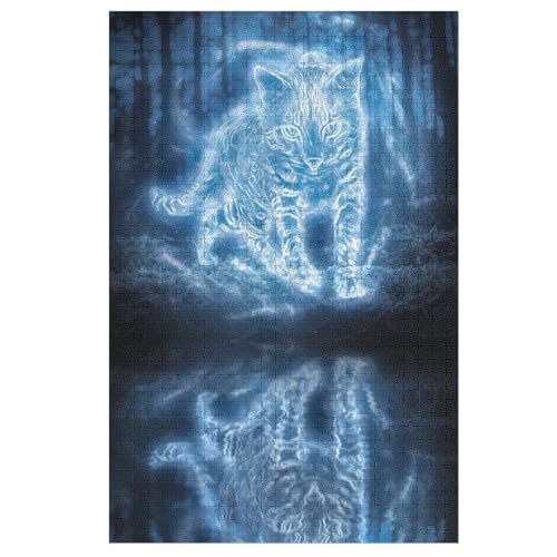 Fuchs 1000 Teile Puzzles Für Erwachsene, Impossible Puzzle, Geschicklichkeitsspiel Für Die Ganze Familie, Kinder Holzpuzzle （78×53cm） von ABASWSA