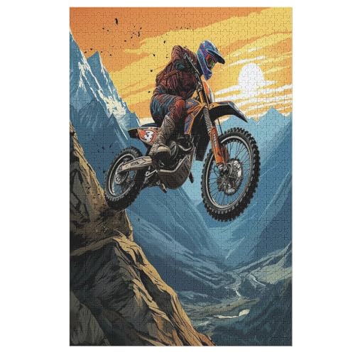 Holzpuzzles 1000 Teile Motocross -Puzzle Für Jungen Und Mädchen, Schwierigkeitsgrad, Lernspiele, Familienspielzeug 1000 PCS Holzpuzzles 1000 Teile Motocross -Puzzle Für Jungen Und Mädchen, Schwierigkeitsgrad, Lernspiele, Familienspielzeug 1000 PCS von ABASWSA