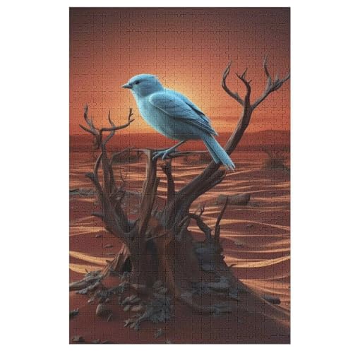 Holzpuzzles 1000 Teile Vogelie -Puzzle Für Jungen Und Mädchen, Schwierigkeitsgrad, Lernspiele, Familienspielzeug （78×53cm） von ABASWSA
