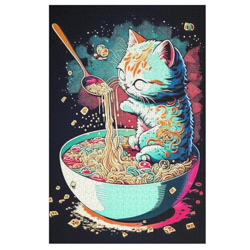 Katze Holzpuzzle 1000 Teile Klassische Puzzles Erwachsene Kinder Puzzle DIY Kit Holzspielzeug Einzigartiges Geschenk 1000 PCS Katze Holzpuzzle 1000 Teile Klassische Puzzles Erwachsene Kinder Puzzle DIY Kit Holzspielzeug Einzigartiges Geschenk 1000 PCS von ABASWSA