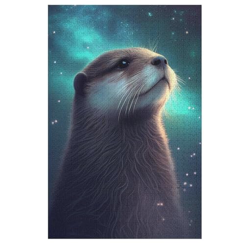 Pirate Otter Puzzle 1000 Teile, Holzpuzzle Herausforderndes Geschicklichkeitsspiel Für Die Ganze Familie, Kinder Erwachsenenpuzzle Ab 12 Jahren 1000 PCS Pirate Otter Puzzle 1000 Teile, Holzpuzzle Herausforderndes Geschicklichkeitsspiel Für Die Ganze Familie, Kinder Erwachsenenpuzzle Ab 12 Jahren 1000 PCS von ABASWSA
