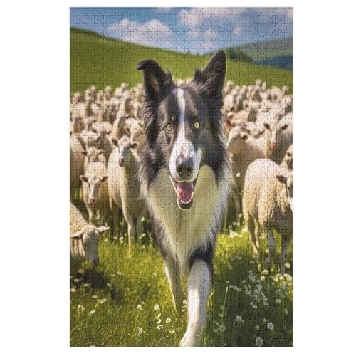 Puzzles Für Erwachsene, 1000 Teile, Hund, Kreative Holzpuzzles, Praktisches Spiel, Familiendekoration 1000 PCS Puzzles Für Erwachsene, 1000 Teile, Hund, Kreative Holzpuzzles, Praktisches Spiel, Familiendekoration 1000 PCS von ABASWSA