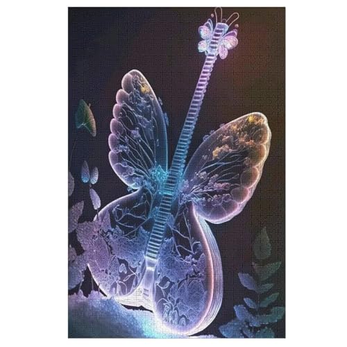 Puzzles Für Erwachsene Guitares,1000-teilige Puzzle Für Kinder Ab 12 Jahren, Holzpuzzles Für Die Heimdekoration, 1000 PCS Puzzles Für Erwachsene Guitares,1000-teilige Puzzle Für Kinder Ab 12 Jahren, Holzpuzzles Für Die Heimdekoration, 1000 PCS von ABASWSA