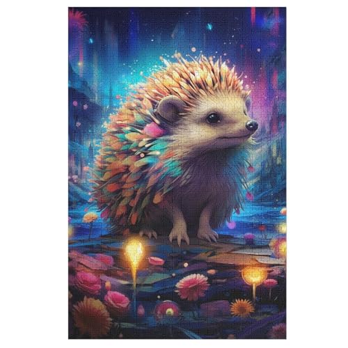 Puzzles Für Erwachsene Igel,1000-teilige Puzzle Für Kinder Ab 12 Jahren, Holzpuzzles Für Die Heimdekoration, 1000 PCS Puzzles Für Erwachsene Igel,1000-teilige Puzzle Für Kinder Ab 12 Jahren, Holzpuzzles Für Die Heimdekoration, 1000 PCS von ABASWSA