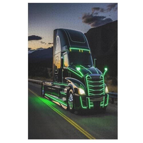 Puzzles Für Erwachsene LKW,1000-teilige Puzzle Für Kinder Ab 12 Jahren, Holzpuzzles Für Die Heimdekoration, 1000 PCS Puzzles Für Erwachsene LKW,1000-teilige Puzzle Für Kinder Ab 12 Jahren, Holzpuzzles Für Die Heimdekoration, 1000 PCS von ABASWSA