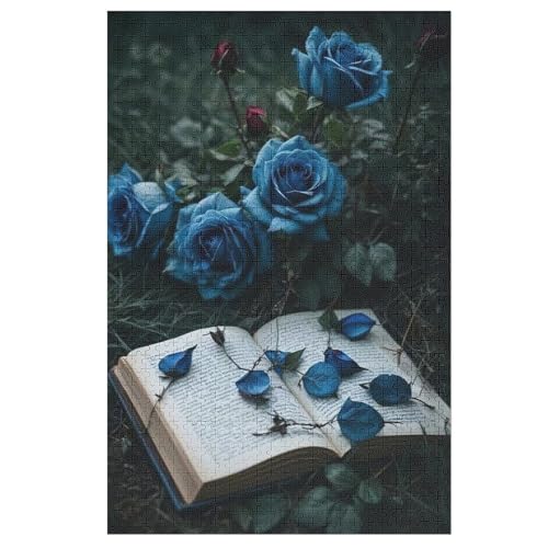 Puzzles Für Erwachsene Livre,1000-teilige Puzzle Für Kinder Ab 12 Jahren, Holzpuzzles Für Die Heimdekoration, （78×53cm） von ABASWSA