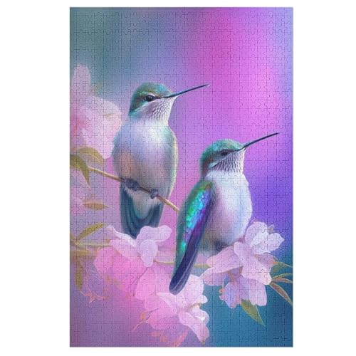 Puzzles HummingVogel, 1000 Teile, Puzzle Aus Holz Für Erwachsene Und Kinder Ab 12 Jahren, Lernspielzeug 1000 PCS Puzzles HummingVogel, 1000 Teile, Puzzle Aus Holz Für Erwachsene Und Kinder Ab 12 Jahren, Lernspielzeug 1000 PCS von ABASWSA