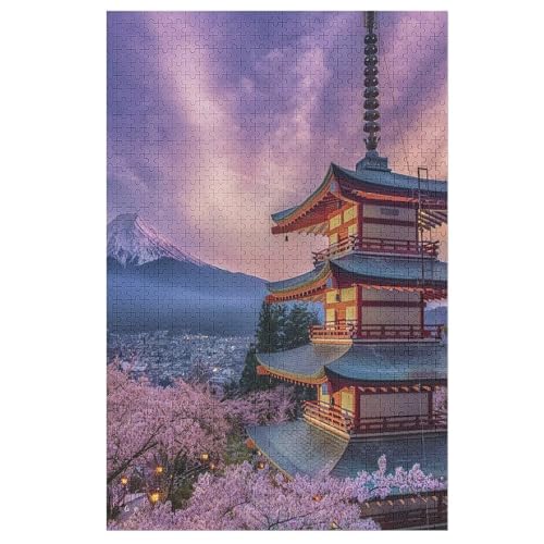Puzzles Japan Style, 1000 Teile, Puzzle Aus Holz Für Erwachsene Und Kinder Ab 12 Jahren, Lernspielzeug 1000 PCS Puzzles Japan Style, 1000 Teile, Puzzle Aus Holz Für Erwachsene Und Kinder Ab 12 Jahren, Lernspielzeug 1000 PCS von ABASWSA