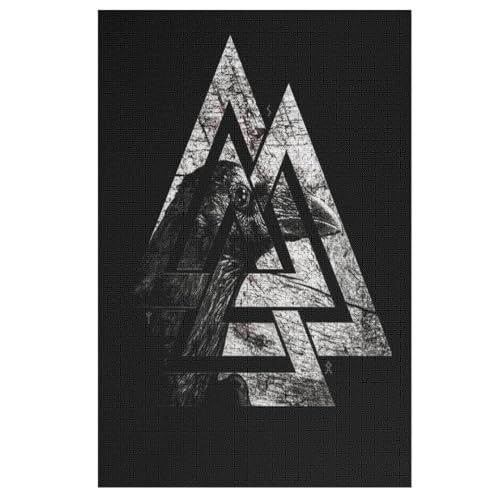 Puzzles Wikinger Myth, 1000 Teile, Puzzle Aus Holz Für Erwachsene Und Kinder Ab 12 Jahren, Lernspielzeug 1000 PCS Puzzles Wikinger Myth, 1000 Teile, Puzzle Aus Holz Für Erwachsene Und Kinder Ab 12 Jahren, Lernspielzeug 1000 PCS von ABASWSA