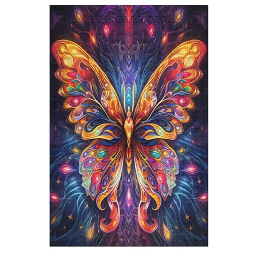 Schmetterling 1000 Teile Puzzles Für Erwachsene Holzpuzzle Familienpuzzlespiel Stressabbau-Puzzle Für Kinder Ab 12 Jahren 1000 PCS Schmetterling 1000 Teile Puzzles Für Erwachsene Holzpuzzle Familienpuzzlespiel Stressabbau-Puzzle Für Kinder Ab 12 Jahren 1000 PCS von ABASWSA