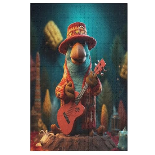 Schnabeltier Holzpuzzle 1000 Teile,Puzzles Für Erwachsene, Impossible Puzzle, Kinder Legespiel （78×53cm） von ABASWSA
