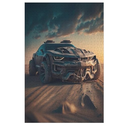 Sportwagen 1000 Teile Premium-Puzzles Für Erwachsene Kinder- Holzpuzzles Spaß Und Lernspiele - Perfekte Puzzle-Geschenke （78×53cm） von ABASWSA