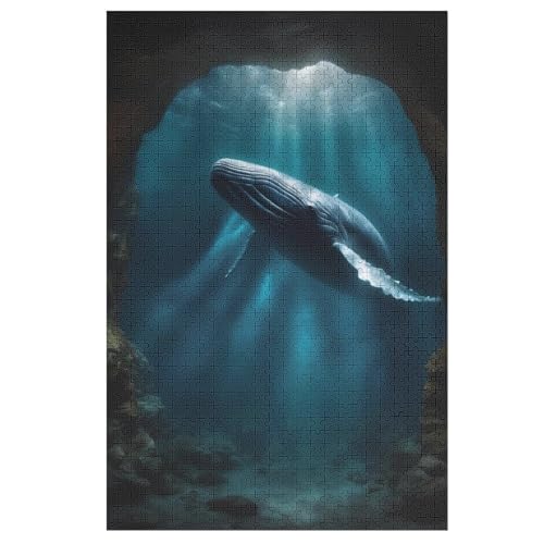 Wals Puzzle 1000 Teile, Holzpuzzle Für Erwachsene Kinder, Impossible Puzzles, Geschicklichkeitsspiel Für Die Ganze Familie （78×53cm） von ABASWSA