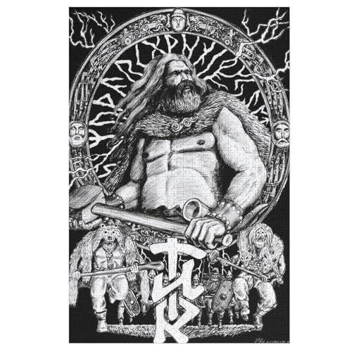 Wikinger Myth Holzpuzzle 1000 Teile Klassische Puzzles Erwachsene Kinder Puzzle DIY Kit Holzspielzeug Einzigartiges Geschenk 1000 PCS Wikinger Myth Holzpuzzle 1000 Teile Klassische Puzzles Erwachsene Kinder Puzzle DIY Kit Holzspielzeug Einzigartiges Geschenk 1000 PCS von ABASWSA