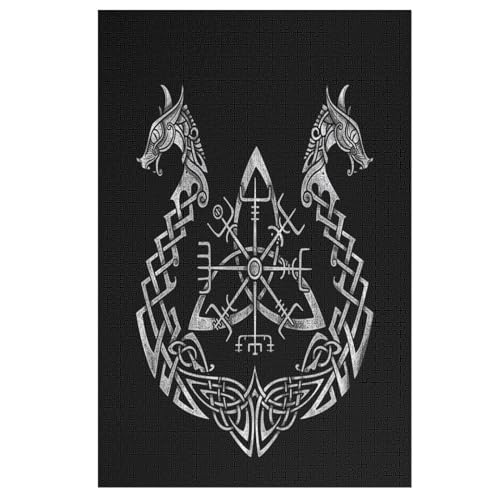 Wikinger Myth Puzzle 1000 Teile, Holzpuzzle Herausforderndes Geschicklichkeitsspiel Für Die Ganze Familie, Kinder Erwachsenenpuzzle Ab 12 Jahren 1000 PCS Wikinger Myth Puzzle 1000 Teile, Holzpuzzle Herausforderndes Geschicklichkeitsspiel Für Die Ganze Familie, Kinder Erwachsenenpuzzle Ab 12 Jahren 1000 PCS von ABASWSA