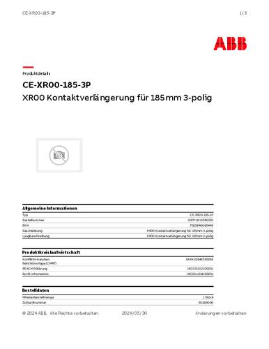 ABB 1SEP102135R0001 Kontaktverlängerung 1St. von ABB