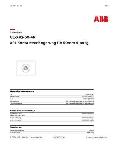 ABB 1SEP102138R0001 Kontaktverlängerung 1St. von ABB