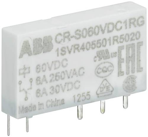 ABB CR-S048VDC1RG Interfacerelais Schaltstrom (max.): 6A 1 Wechsler 10St. von ABB