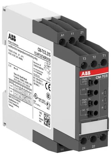 ABB Überwachungsrelais 24V DC/AC (max) 2 Wechsler CM-TCS.21S 1St. von ABB