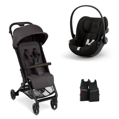 ABC DESIGN Buggy Ping 3 Travel falcon inkl. Adapter und Cybex Babyschale Cloud G i-Size Magic Black von ABC Design