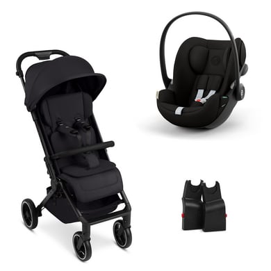 ABC DESIGN Buggy Ping 3 Trekking coal inkl. Adapter und Cybex Babyschale Cloud G i-Size Magic Black von ABC Design